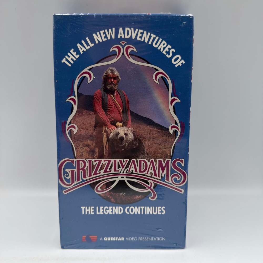 The All New Adventures of Grizzly Adams The Legend Continues VHS 1994 New Sealed